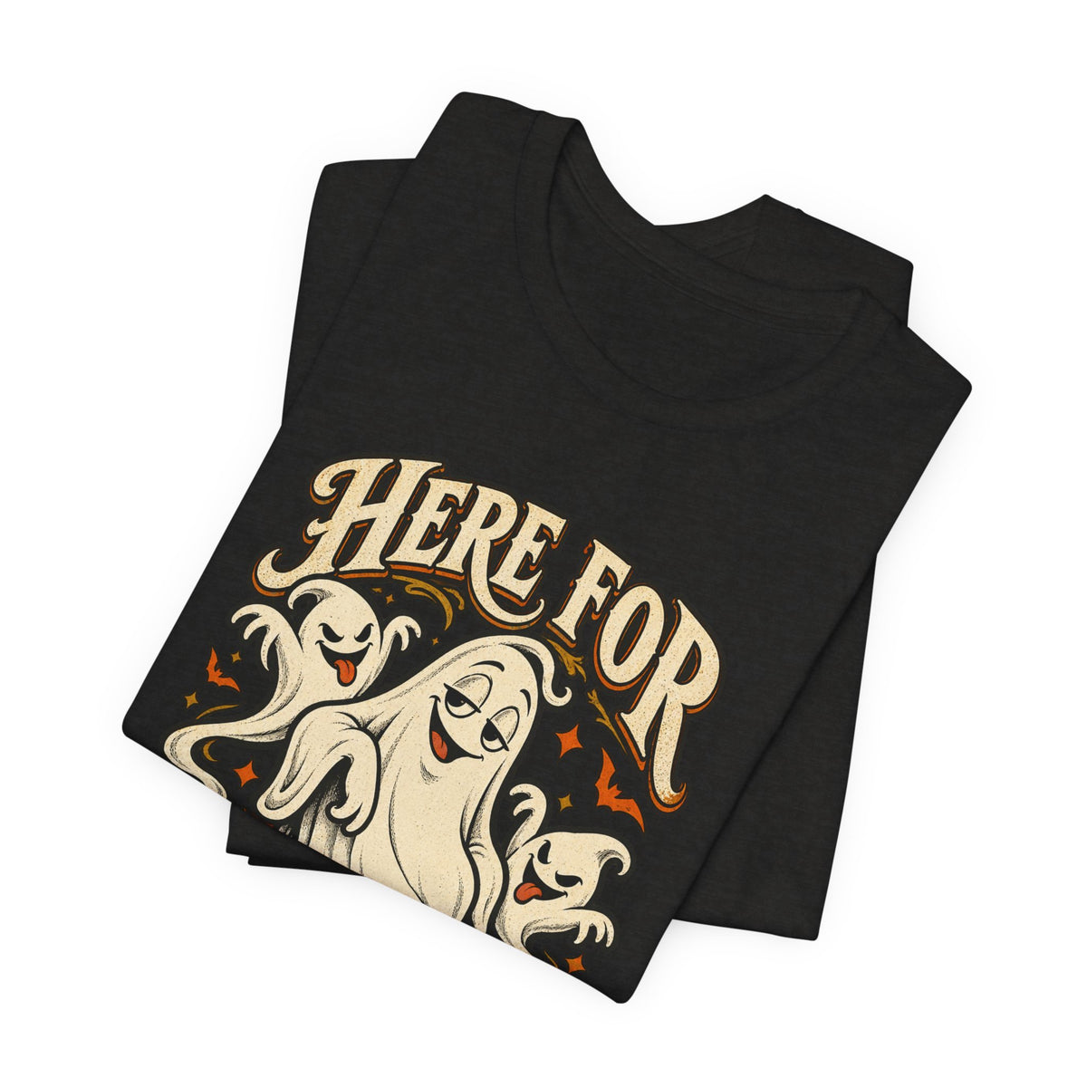 Here for the Boos — Vintage Ghost Trio Unisex Tee | Ascensum Wear