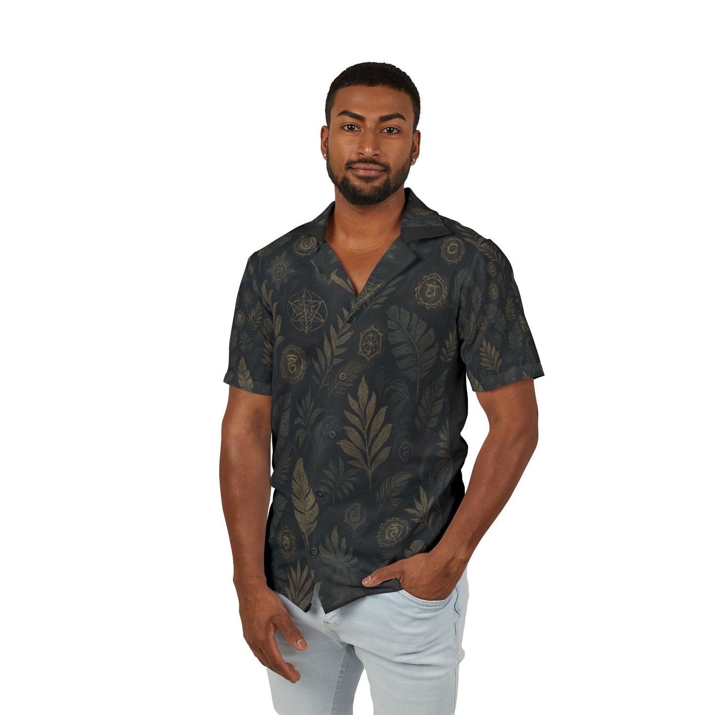 Spiritual Warrior AOP Hawaiian Shirt – “Oasis of Ascension” Edition
