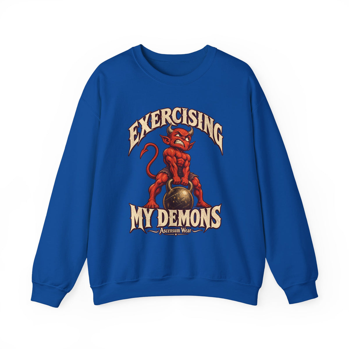 Exercising My Demons — Halloween Unisex Crewneck | Ascensum Wear