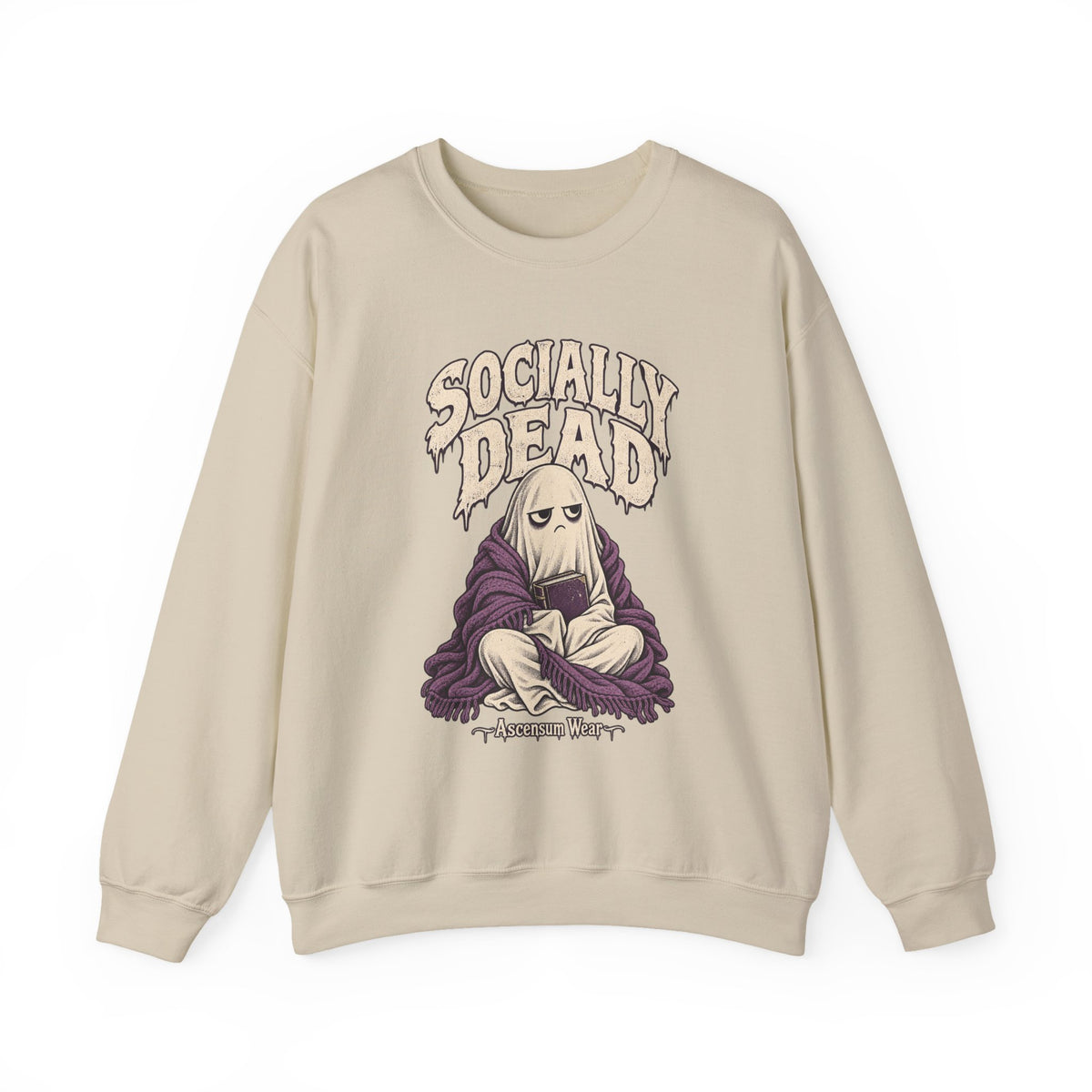 Socially Dead — Halloween Unisex Crewneck | Ascensum Wear