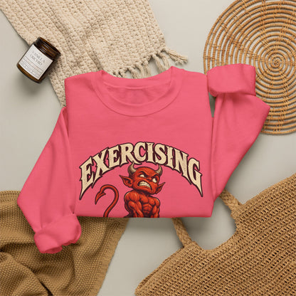 Exercising My Demons — Halloween Unisex Crewneck | Ascensum Wear