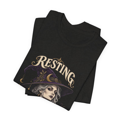 Resting Witch Face — Halloween Unisex Tee | Ascensum Wear