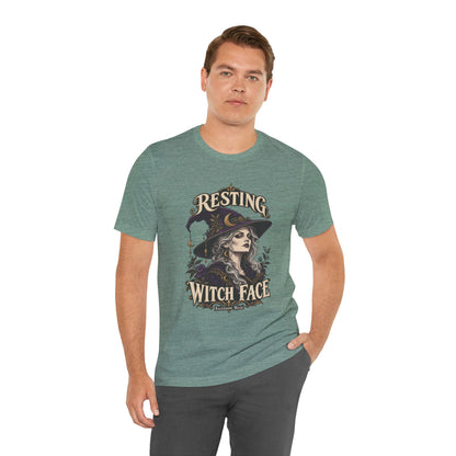 Resting Witch Face — Halloween Unisex Tee | Ascensum Wear