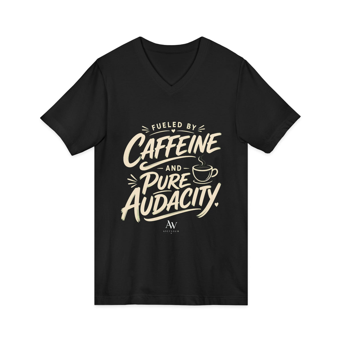 Fueled by Caffeine and Pure Audacity | Women's Empowerment  V Neck