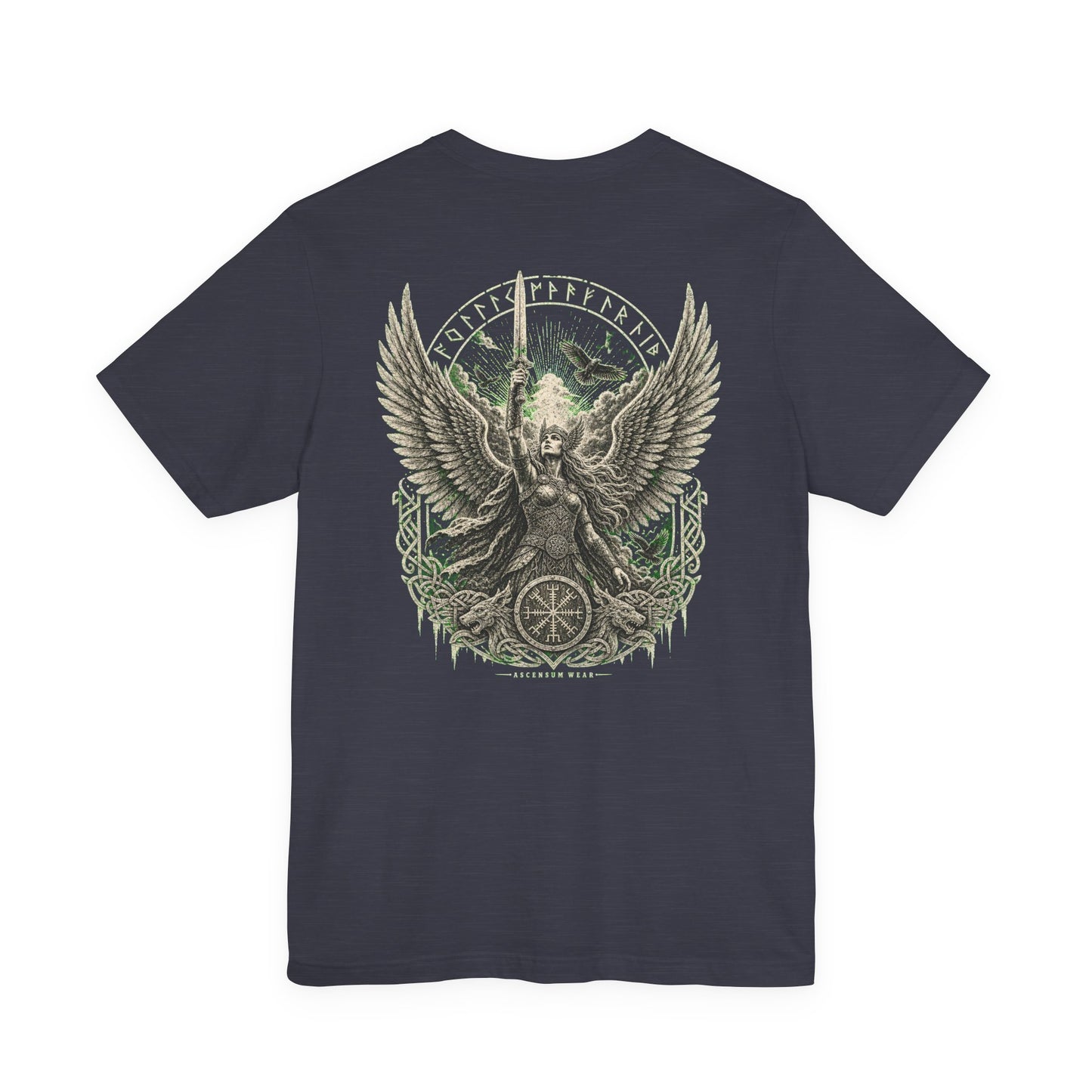 Valkyrie — Norse Back Print T-Shirt | Ascensum Wear