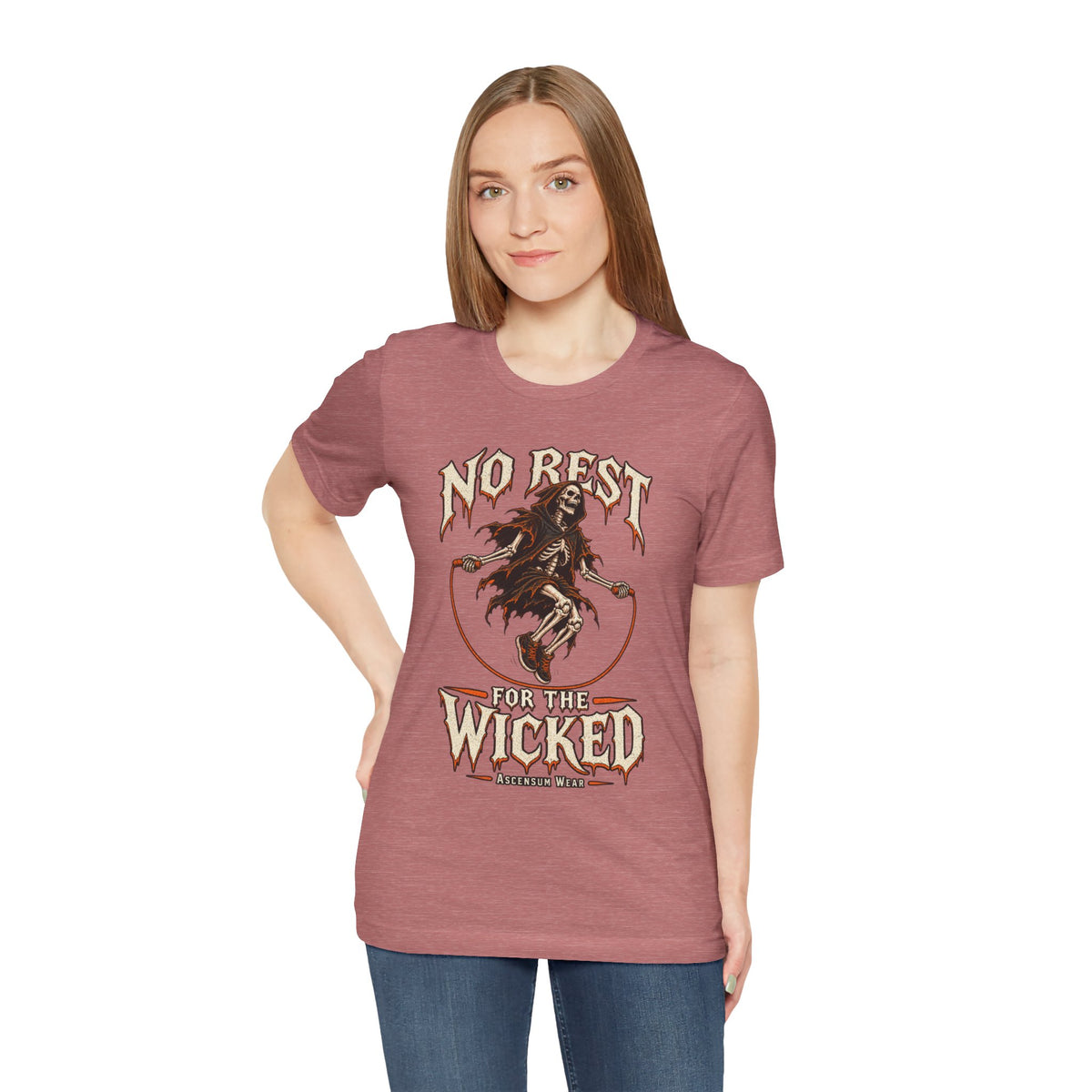 No Rest for the Wicked — Halloween Unisex Tee | Ascensum Wear