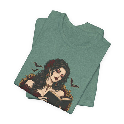 Unbothered & Undead — Women's Gothic Halloween Tee | Ascensum Wear