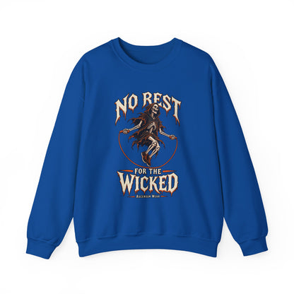 No Rest for the Wicked — Halloween Unisex Crewneck| Ascensum Wear