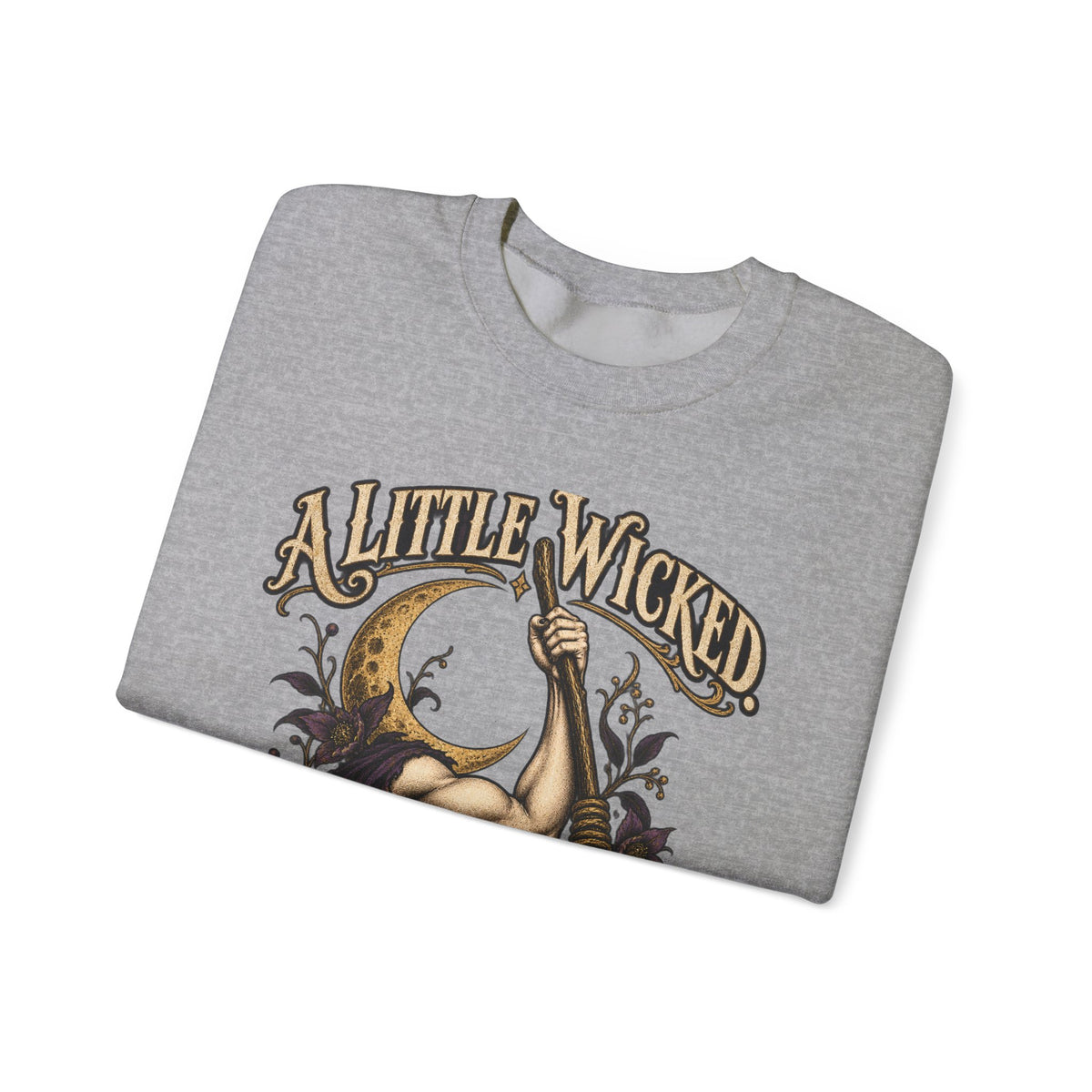 A Little Wicked A Lot Stronger — Halloween Unisex Crewneck Sweatshirt | Ascensum Wear