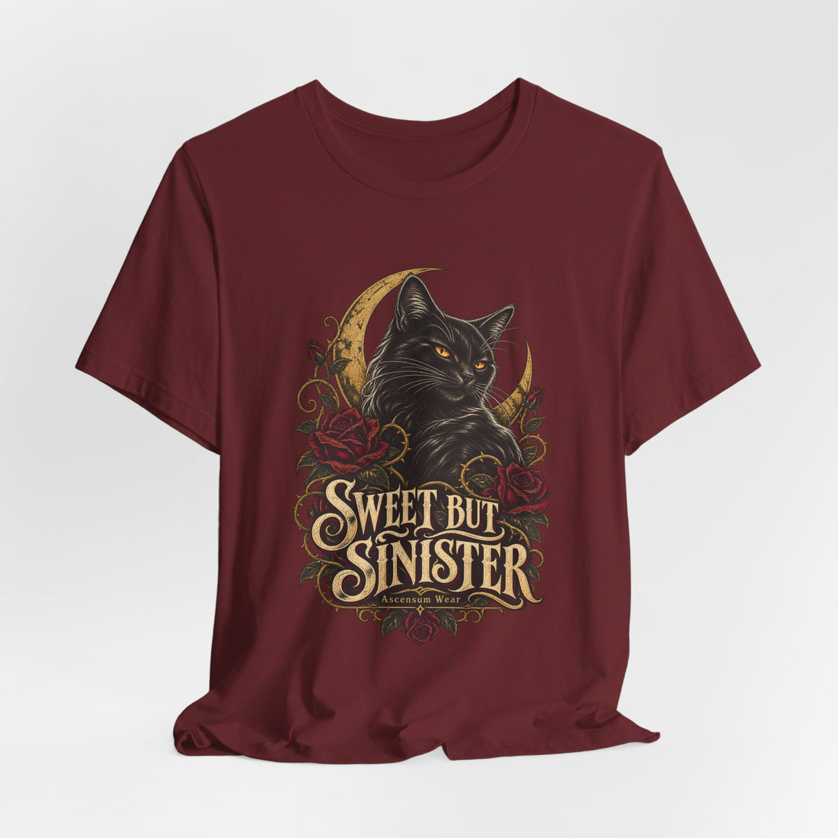 Sweet But Sinister — Black Cat Halloween Tee | Ascensum Wear