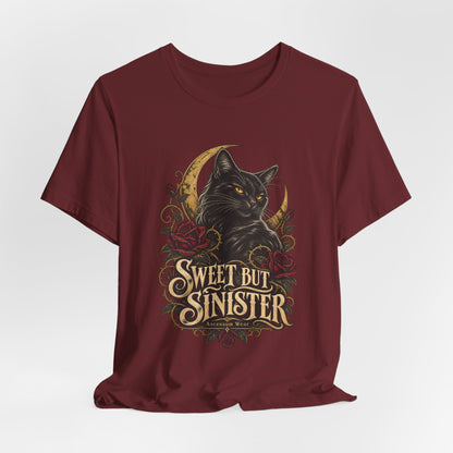 Sweet But Sinister — Black Cat Halloween Tee | Ascensum Wear
