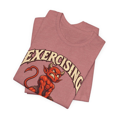 Exercising My Demons — Halloween Unisex Tee | Ascensum Wear