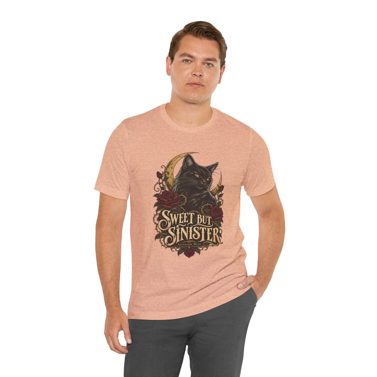 Sweet But Sinister — Black Cat Halloween Tee | Ascensum Wear