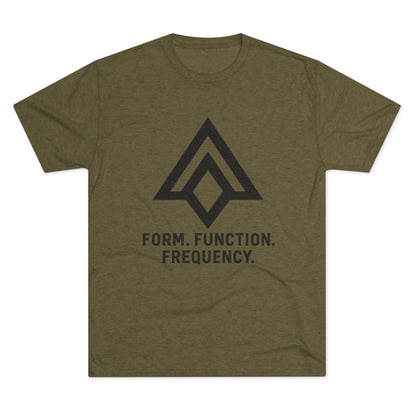 Form. Function. Frequency.  Logo Signature Alignment Tee