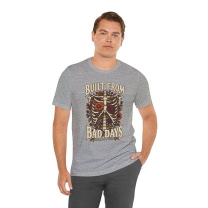 Bullet From Bad Days — Skeleton Flowers Halloween Tee | Ascensum Wear