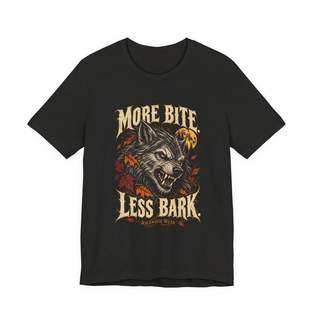 More Bite Less Bark — Halloween Unisex Tee | Ascensum Wear