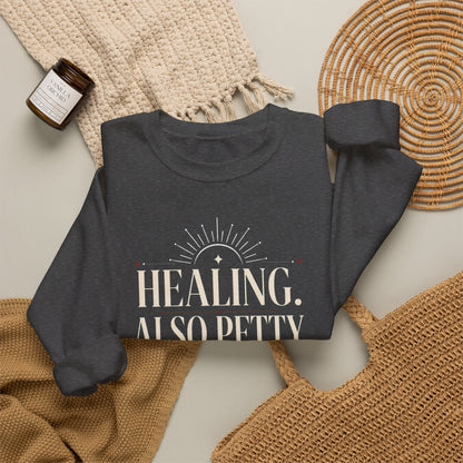 Healing. Also Pretty. Balanced. — Women's Empowerment Crewneck | Ascensum Wear