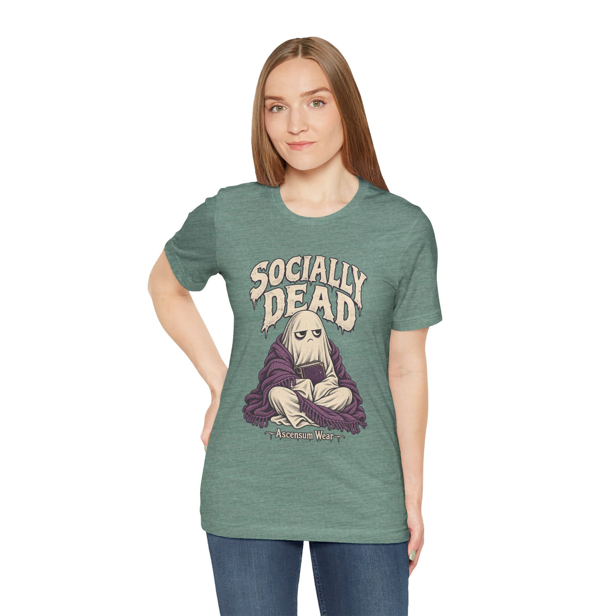 Socially Dead — Halloween Unisex Tee | Ascensum Wear