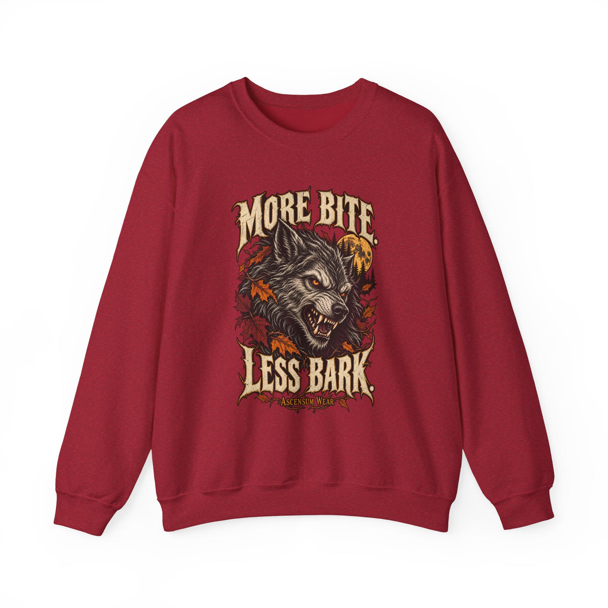More Bite Less Bark — Halloween Unisex Crewneck | Ascensum Wear
