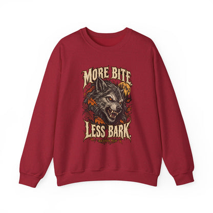 More Bite Less Bark — Halloween Unisex Crewneck | Ascensum Wear