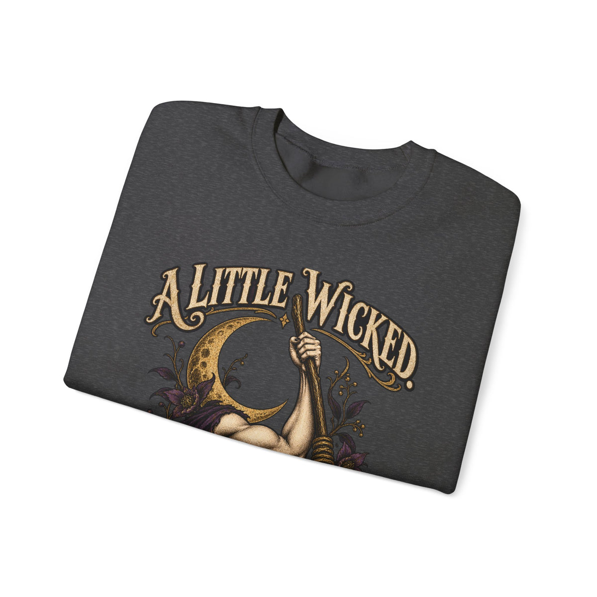 A Little Wicked A Lot Stronger — Halloween Unisex Crewneck Sweatshirt | Ascensum Wear