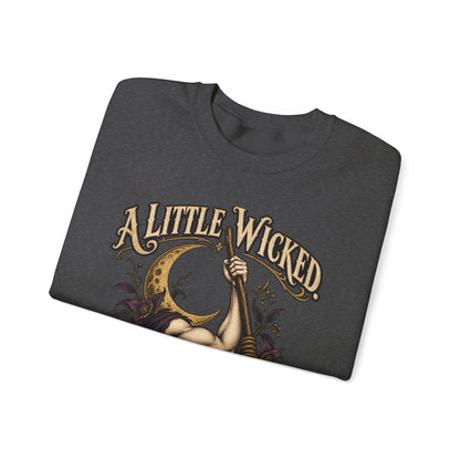 A Little Wicked A Lot Stronger — Halloween Unisex Crewneck Sweatshirt | Ascensum Wear