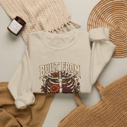 Bullet From Bad Days — Skeleton Flowers Halloween Crewneck | Ascensum Wear