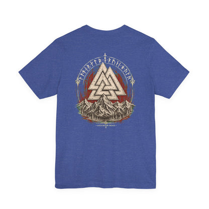 Valknut — Norse Ascension Back Print T-Shirt | Ascensum Wear