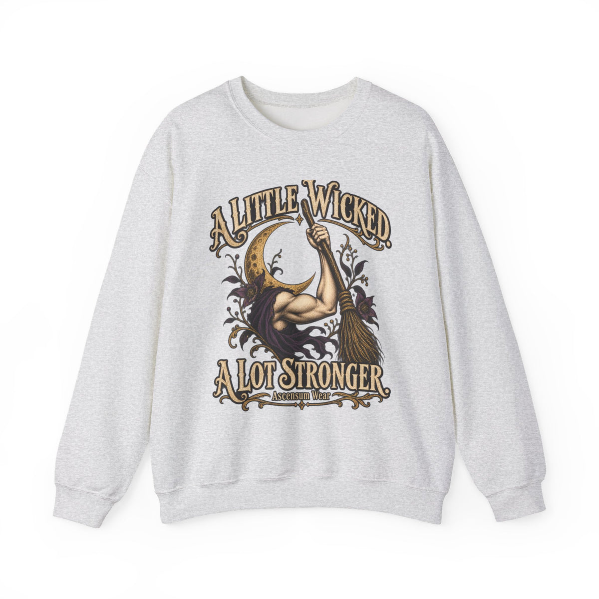 A Little Wicked A Lot Stronger — Halloween Unisex Crewneck Sweatshirt | Ascensum Wear