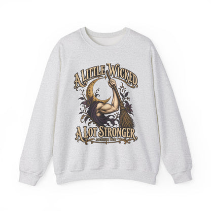 A Little Wicked A Lot Stronger — Halloween Unisex Crewneck Sweatshirt | Ascensum Wear