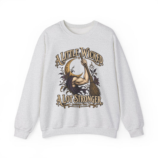 A Little Wicked A Lot Stronger — Halloween Unisex Crewneck Sweatshirt | Ascensum Wear