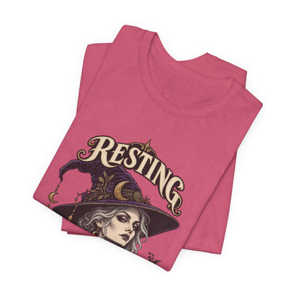 Resting Witch Face — Halloween Unisex Tee | Ascensum Wear