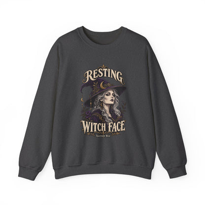Resting Witch Face — Halloween Unisex Crewneck | Ascensum Wear