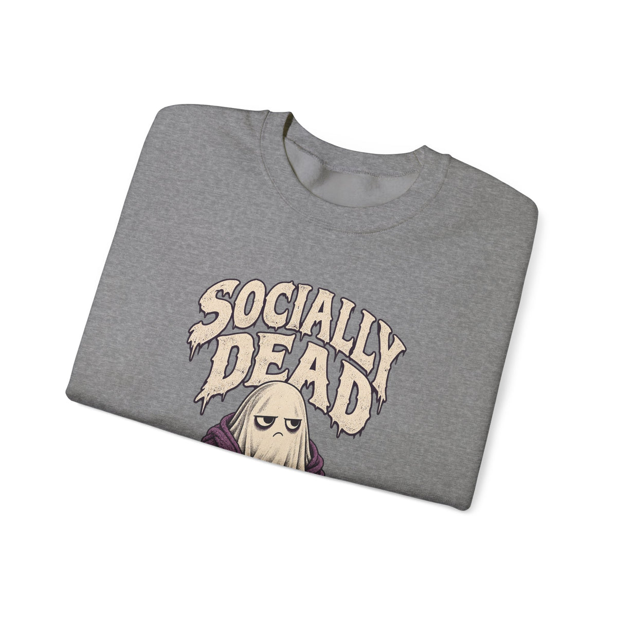 Socially Dead — Halloween Unisex Crewneck | Ascensum Wear