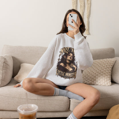 Not Your Little Monster — Halloween Graphic Crewneck | Ascensum Wear