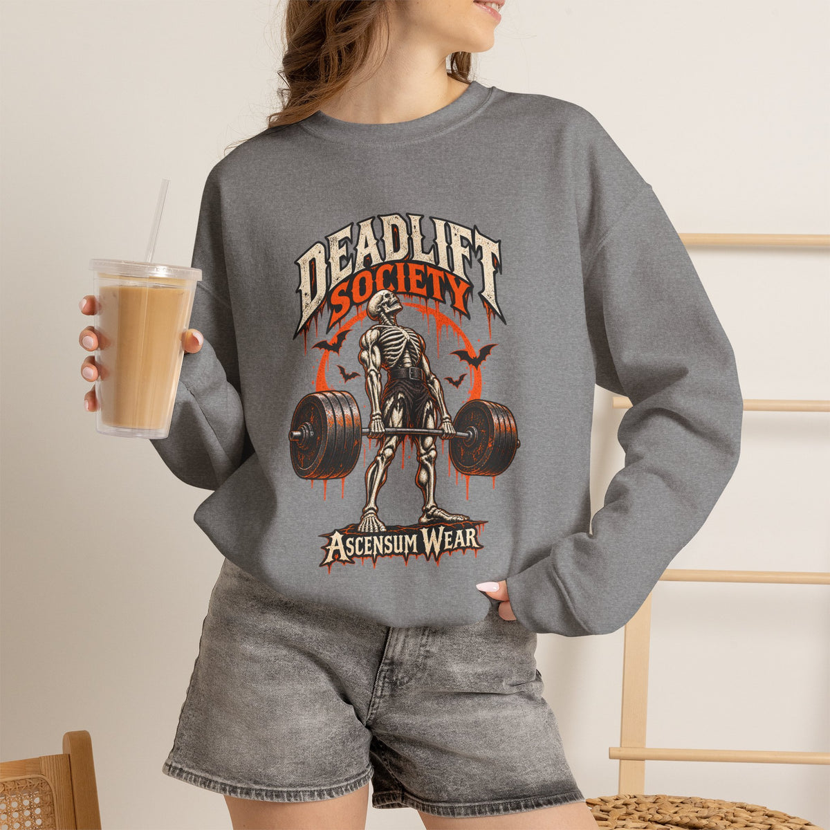 Deadlift Society — Fitness Halloween Unisex Crewneck | Ascensum Wear