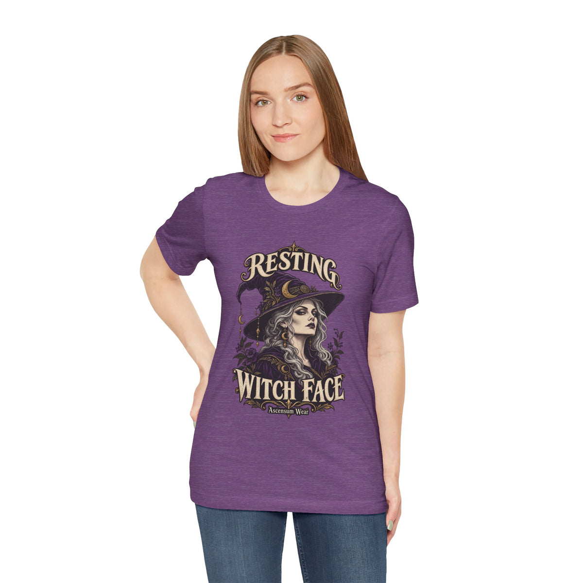 Resting Witch Face — Halloween Unisex Tee | Ascensum Wear