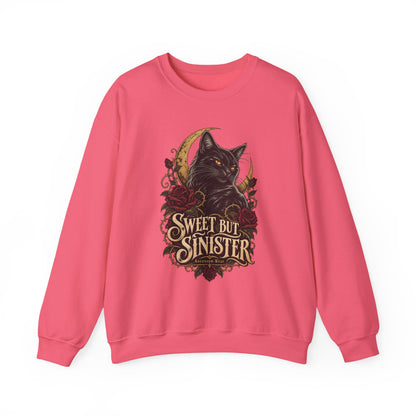 Sweet But Sinister — Black Cat Halloween Crewneck | Ascensum Wear