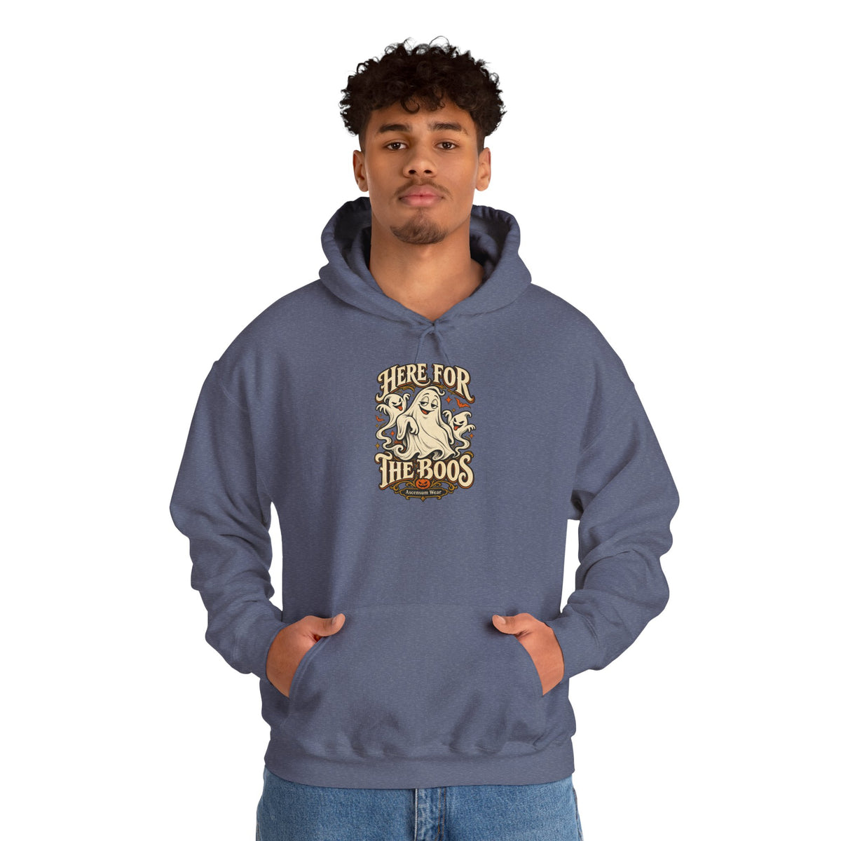 Here for the Boos — Vintage Ghost Trio Unisex Tee | Ascensum Wear