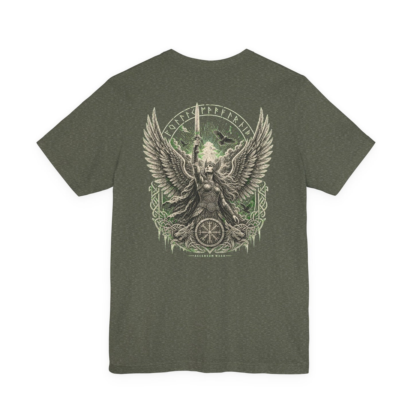 Valkyrie — Norse Back Print T-Shirt | Ascensum Wear