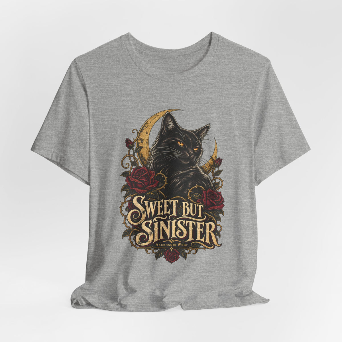 Sweet But Sinister — Black Cat Halloween Tee | Ascensum Wear
