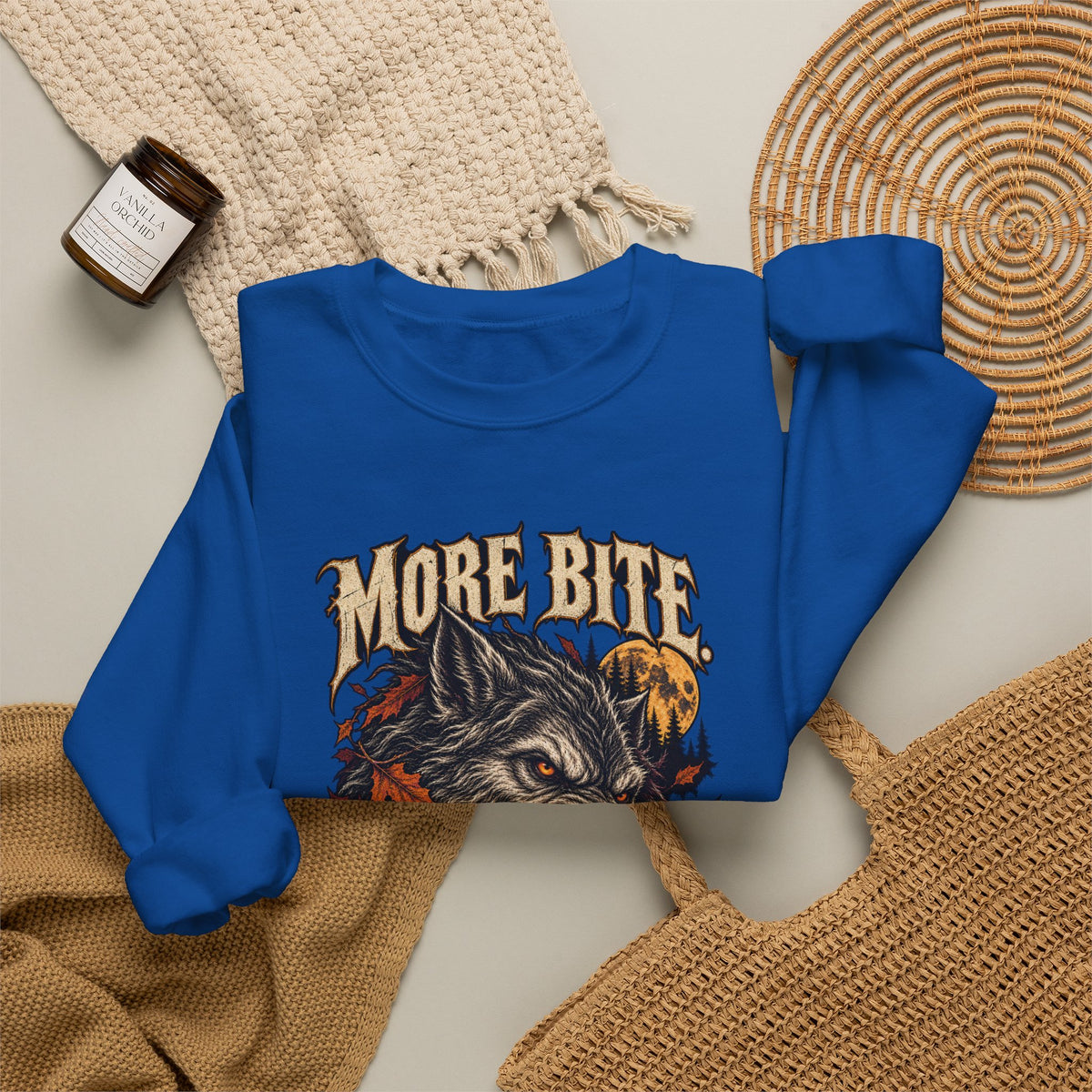 More Bite Less Bark — Halloween Unisex Crewneck | Ascensum Wear