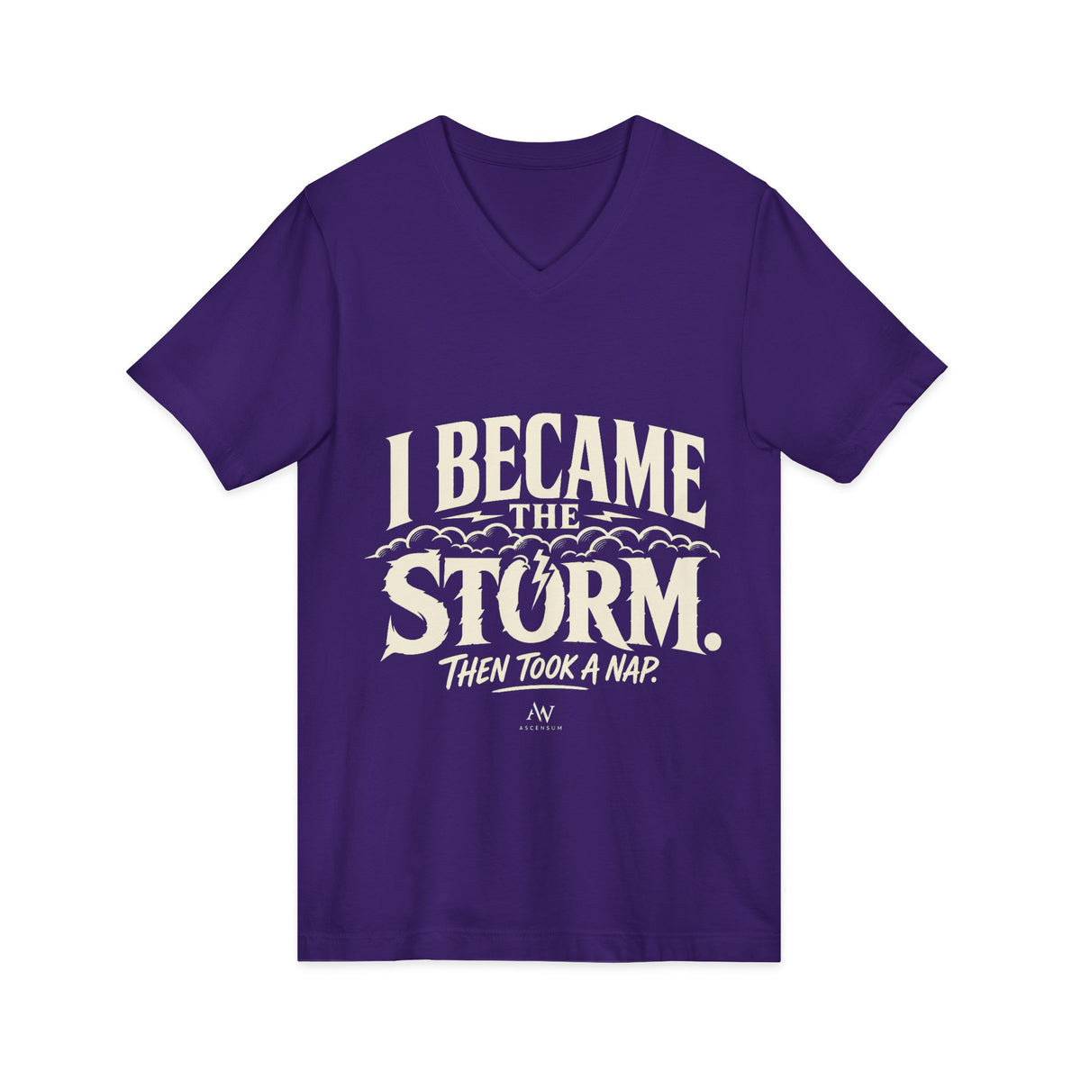 I Became The Storm, Then Took A Nap | Women's Empowerment V Neck
