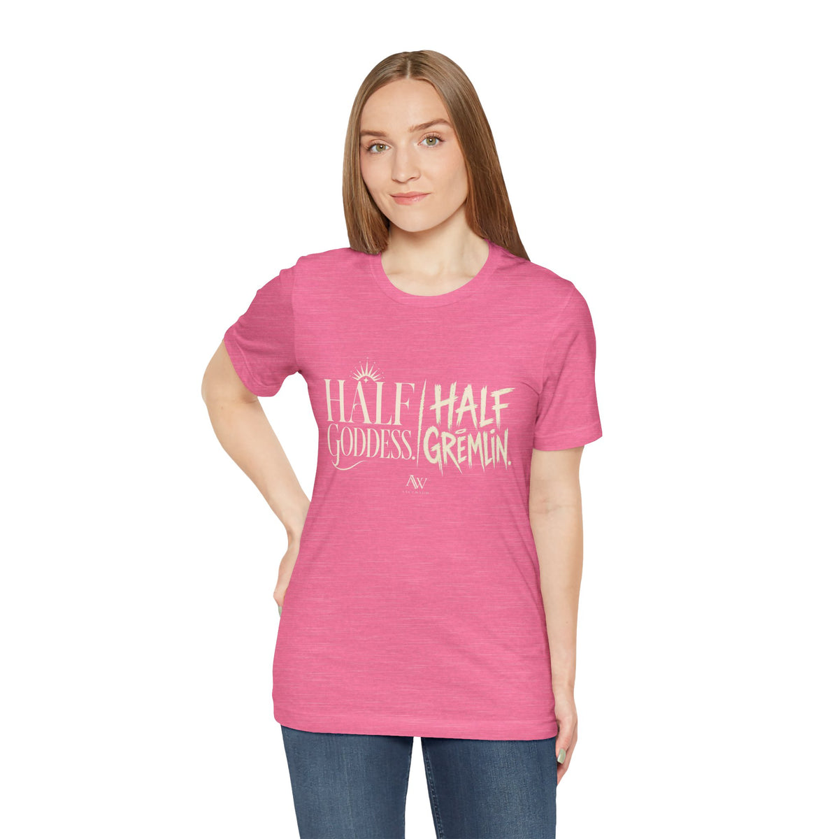 Half Goddess, Half Gremlin — Women's Empowerment Tee | Ascensum Wear