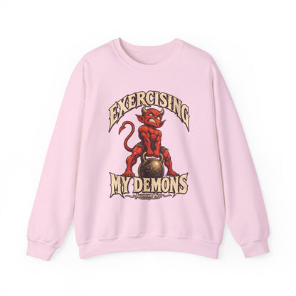 Exercising My Demons — Halloween Unisex Crewneck | Ascensum Wear