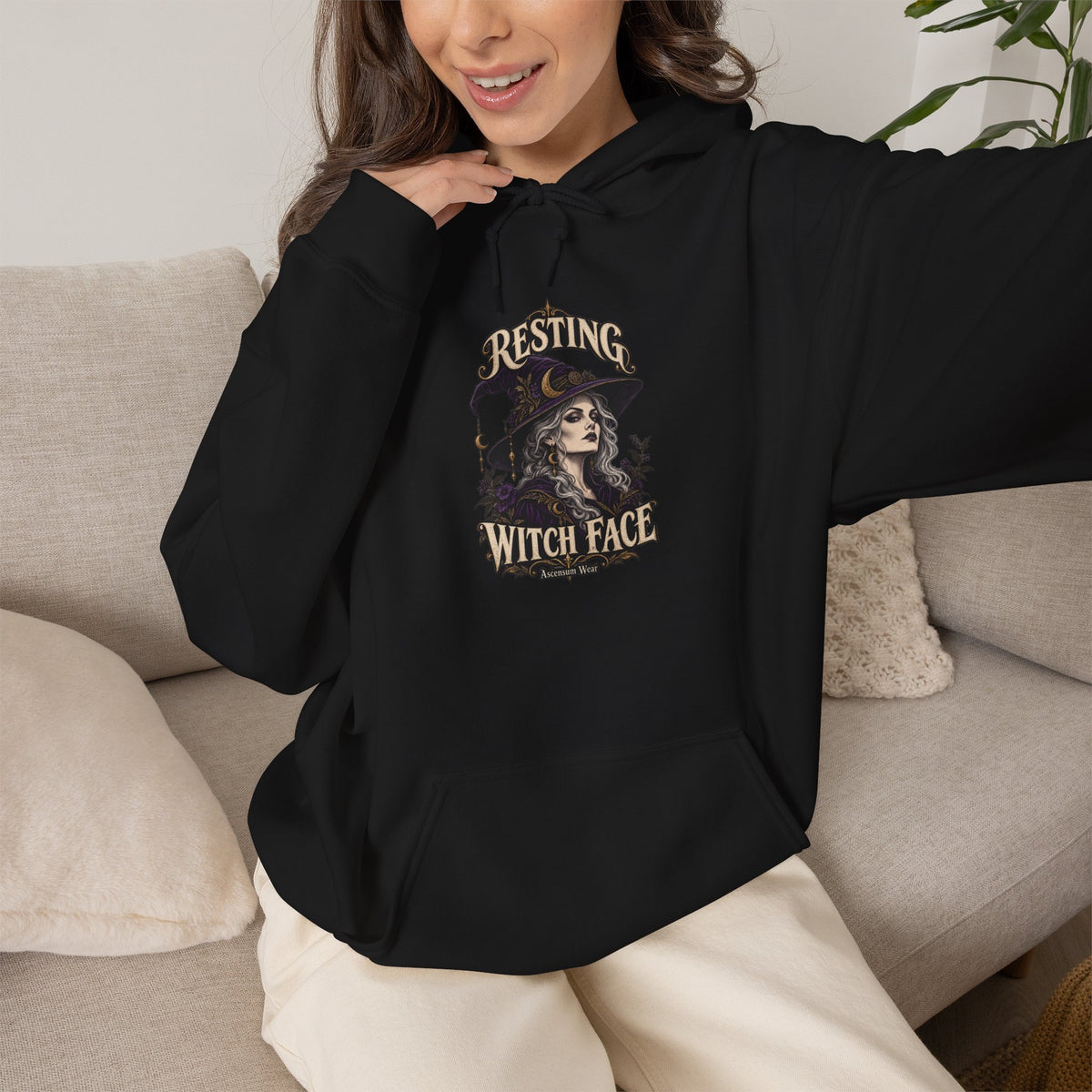 Resting Witch Face — Halloween Unisex Hoodie | Ascensum Wear