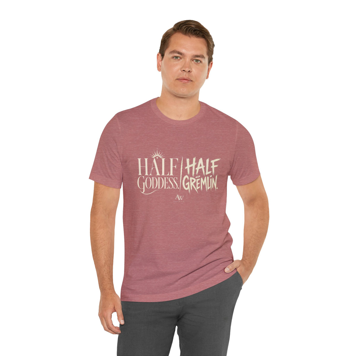 Half Goddess, Half Gremlin — Women's Empowerment Tee | Ascensum Wear