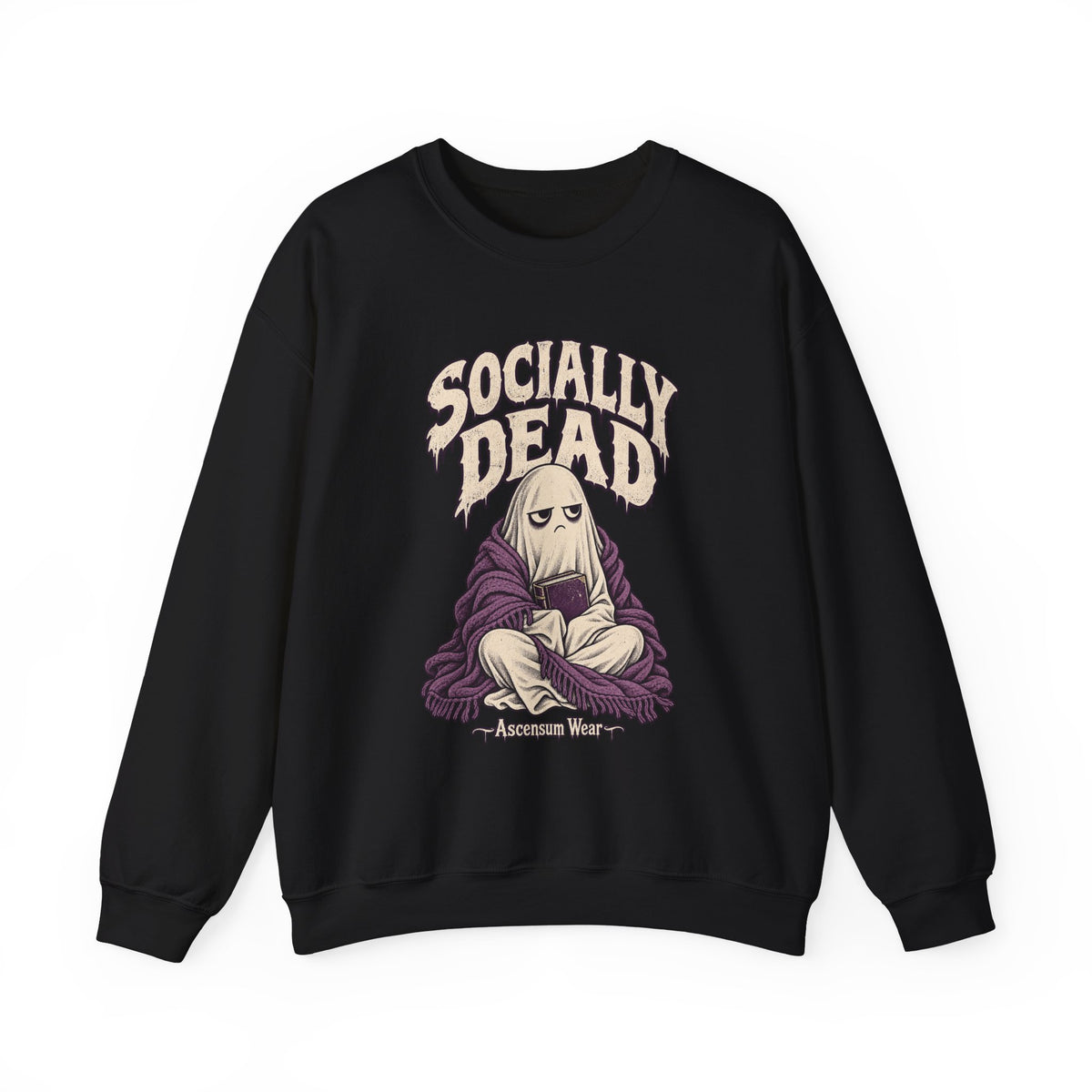 Socially Dead — Halloween Unisex Crewneck | Ascensum Wear