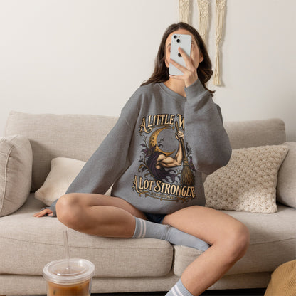 A Little Wicked A Lot Stronger — Halloween Unisex Crewneck Sweatshirt | Ascensum Wear
