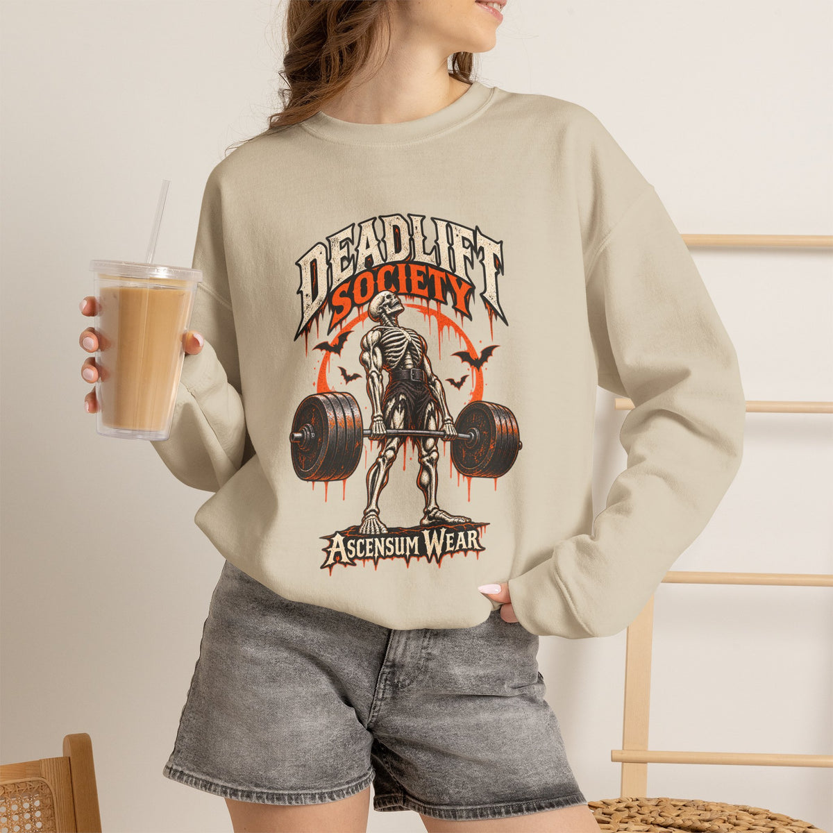 Deadlift Society — Fitness Halloween Unisex Crewneck | Ascensum Wear